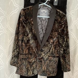 Appaman Boys Baroque Velvet Suit Set Size 6